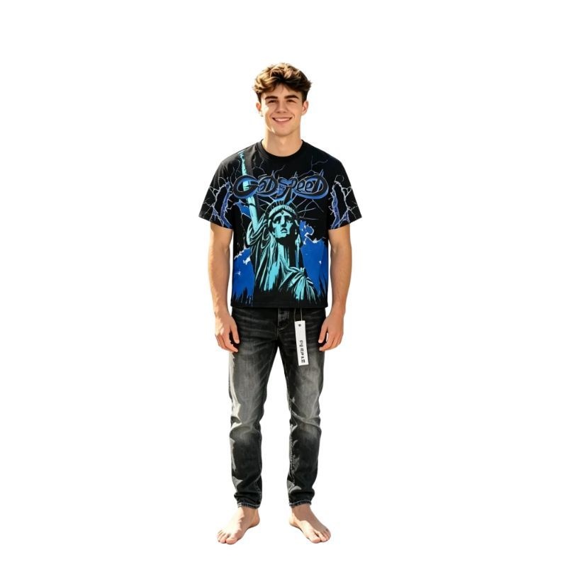Godspeed T-Shirt-1150#+Purple Brand Fashion Men Jeans 5