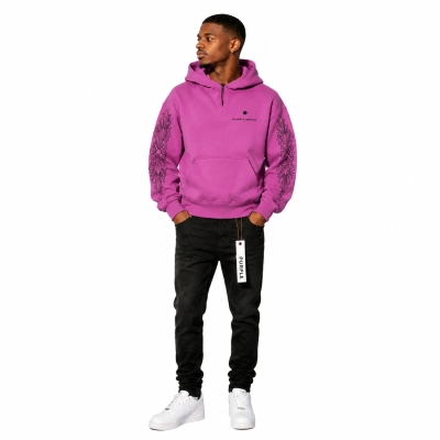 Chrome Hearts Matty Boy Spider Web Hoodie + Purple Brand Fashion Men Jeans 4 01