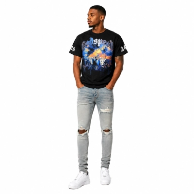 Godspeed V.O.D 2024 T-Shirt #1010 Black Wash+Amiri Jeans PK0723 01