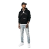 Sp5der OG Logo Hoodie Black + Purple Brand Fashion Men Jeans 11
