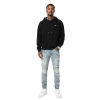 Alo Yoga Accolade Hoodie Black + Amiri Jeans PK 8905