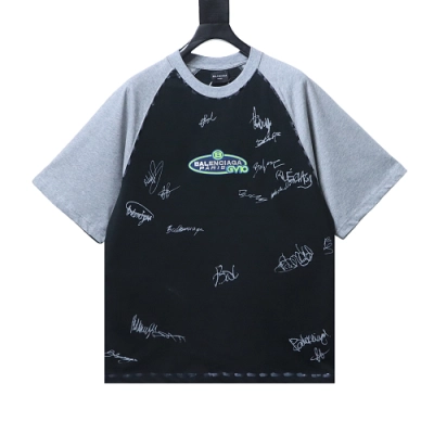 Balenciaga Banana Raglan Oversized T-Shirt Black 01