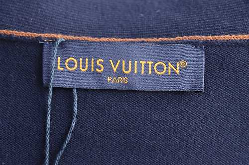 Louis Vuitton Knitted Short-Sleeved Baseball Shirt