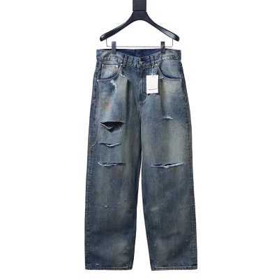 Ancellm Wide 5P Denim Pants 01