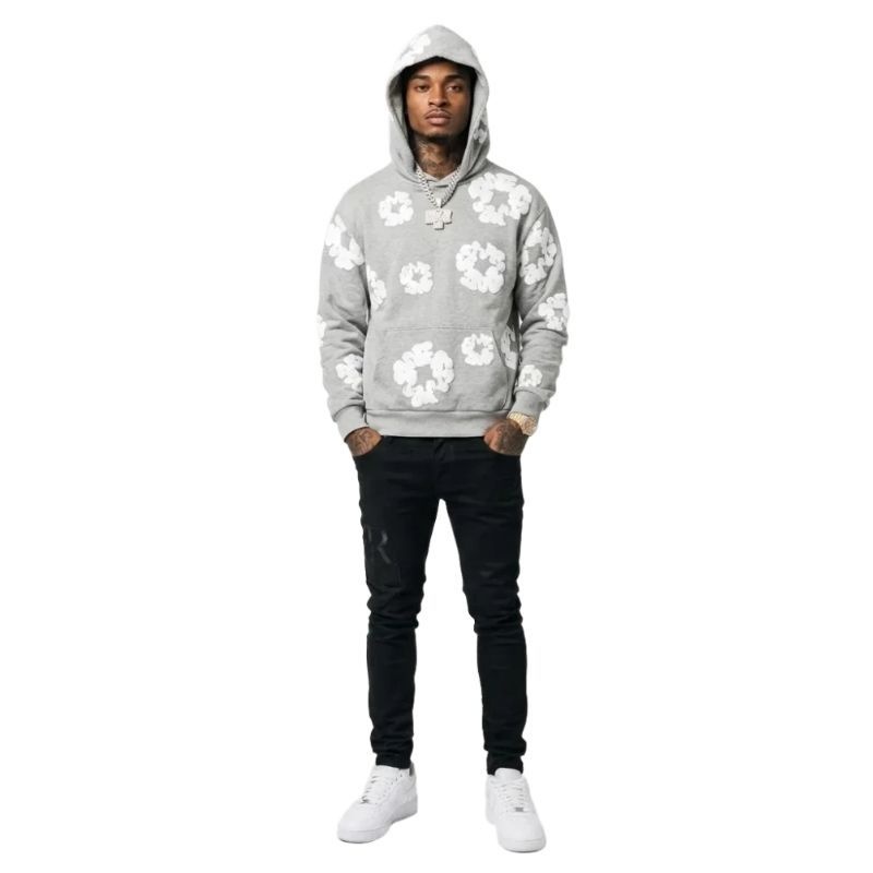 Denim Tears The Cotton Wreath Sweatshirt Grey + Amiri Jeans PK 8918