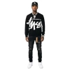 Stussy Stock Sweater Black+Ksubi Jeans PK 3015