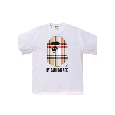 BAPE A Bathing Ape Check by Bathing Tee White/Beige+Denim Tears Jeans Shorts Black CX758615 02
