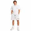 Chrome Hearts Multi Color Cross T-shirt White+Fear of God Essentials Sweatshort (SS22) Light Oatmeal