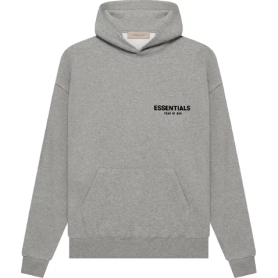 Fear of God Essentials Relaxed Hoodie Dark Oatmeal+Sp5der OG Web Sweatpant Black 02