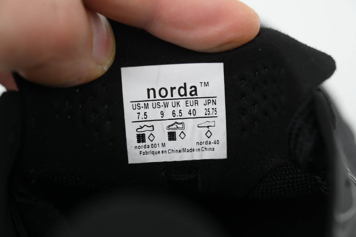 Norda 001 Trail Running Shoe Black