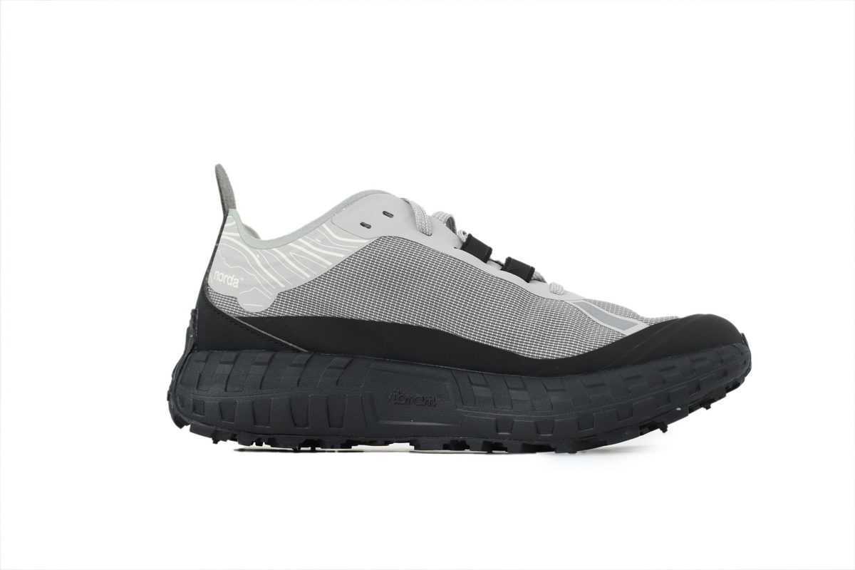 Norda 001 Trail Running Shoe Black-Grey