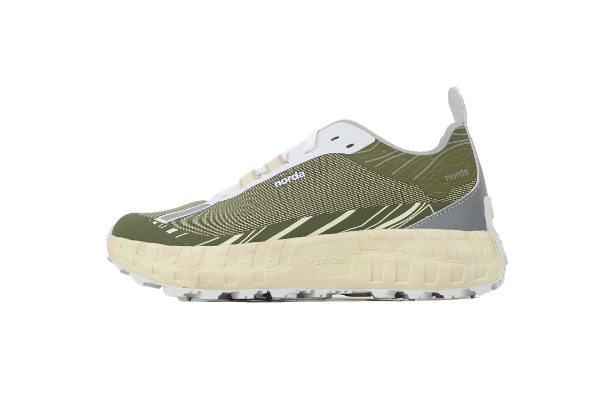 Norda 001 Trail Running Shoe Dark Green