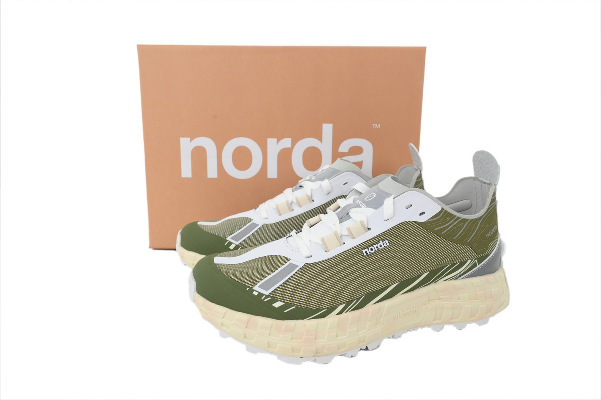 Norda 001 Trail Running Shoe Dark Green