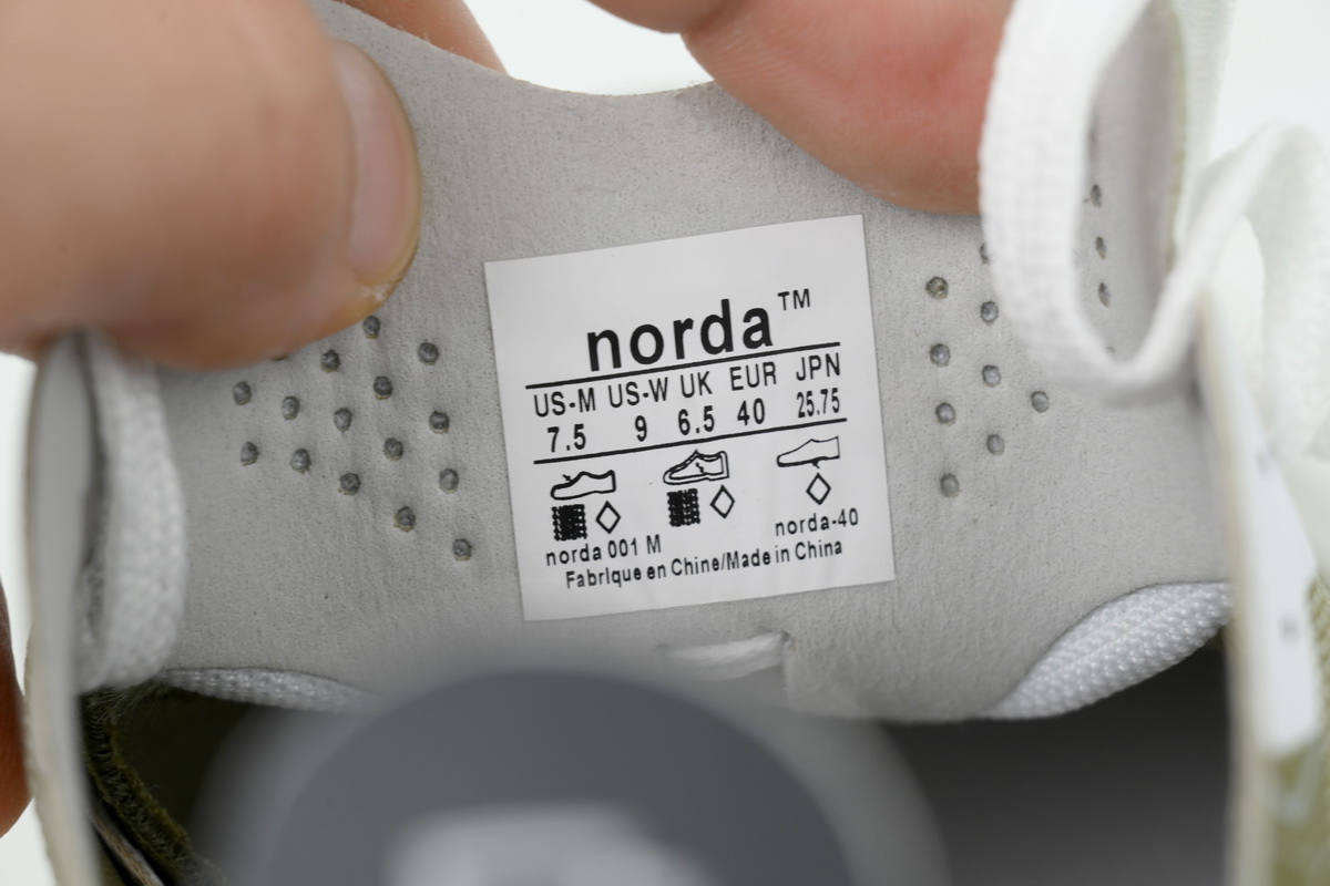 Norda 001 Trail Running Shoe Dark Green