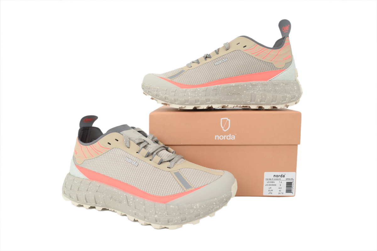 Norda 001 Trail Running Shoe Reddish-brown