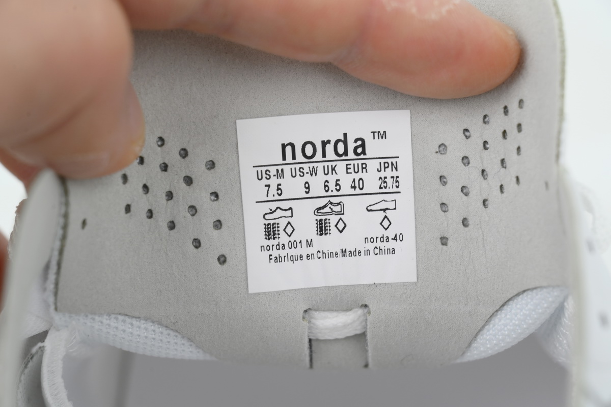 Norda 001 Trail Running Shoe White