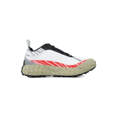 Norda 001 Trail Running Shoe White and Red 02