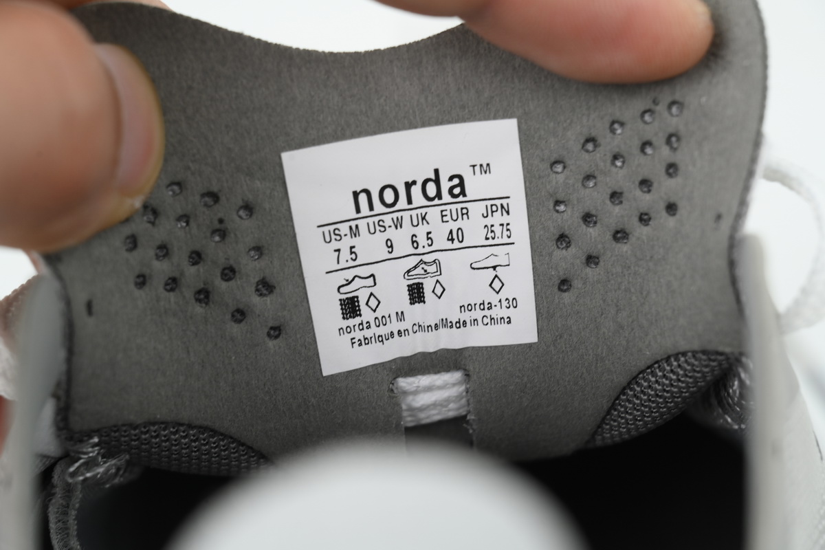 Norda 001 Trail Running Shoe White Ash