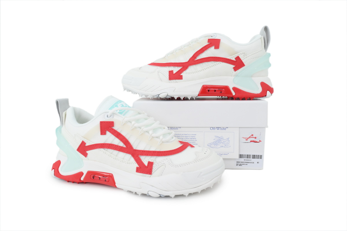 PK God Batch WHITE ODSY White Red  OMIA190S 23FAB00 10125 