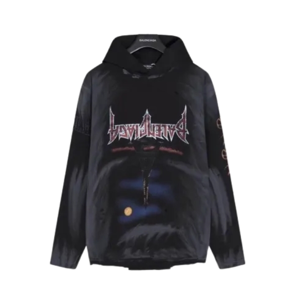 Balenciaga hoodie black,A0Tn90