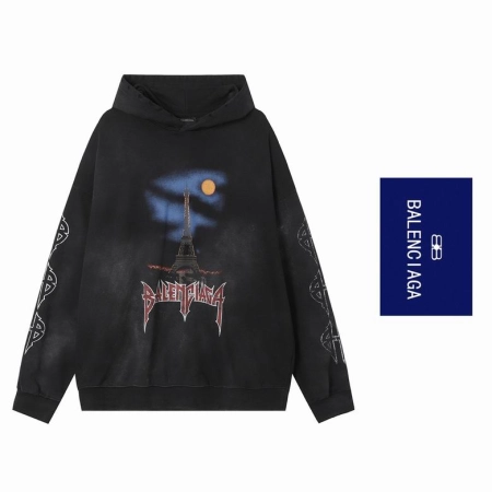 Balenciaga hoodie black,hltn43