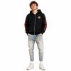 Chrome Hearts Horseshoe Floral Cross-Sleeve Zip Up Hoodie+Purple Brand Fashion Men Jeans 4+Ksubi Jeans PK 3009