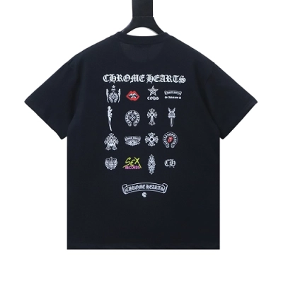 Chrome Hearts Family Crest Tee Black 01