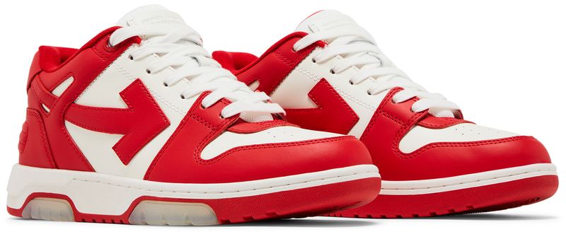 PK God Batch Off-White Out of Office 'Red White' 2024 OMIA189F24LEA003 0125