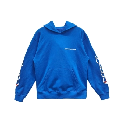 Chrome Hearts Matty Boy Space Hoodie Blue+Denim Tears The Cotton Wreath Shorts Royal Blue 02