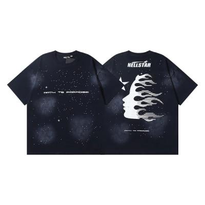 Hellstar T-Shirt -6765#+Sp5der Wait Web Sweatpant Slate Grey 02