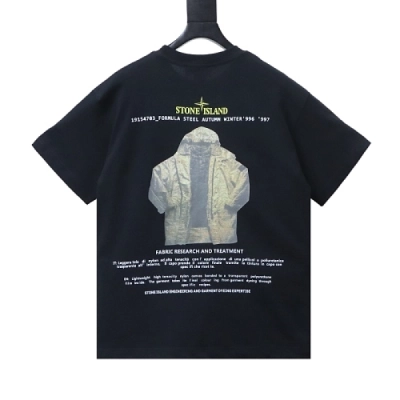 Stone Island Archivio Formula Steel Print T-Shirt Black+Ksubi Jean #9015 02