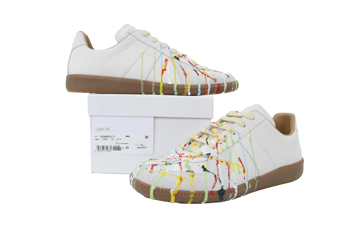 Maison Margiela  Splashing Lnk White