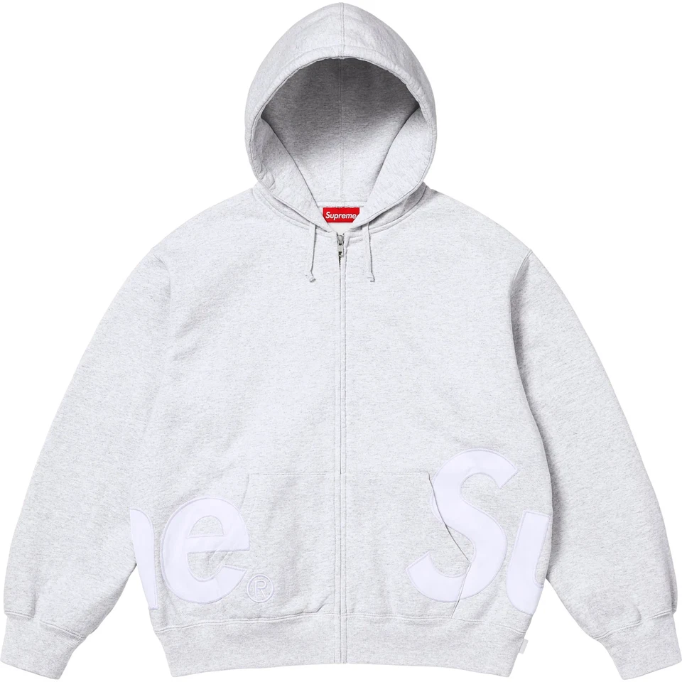 SUPREME 25SS BIG LOGO ZIP UP 
