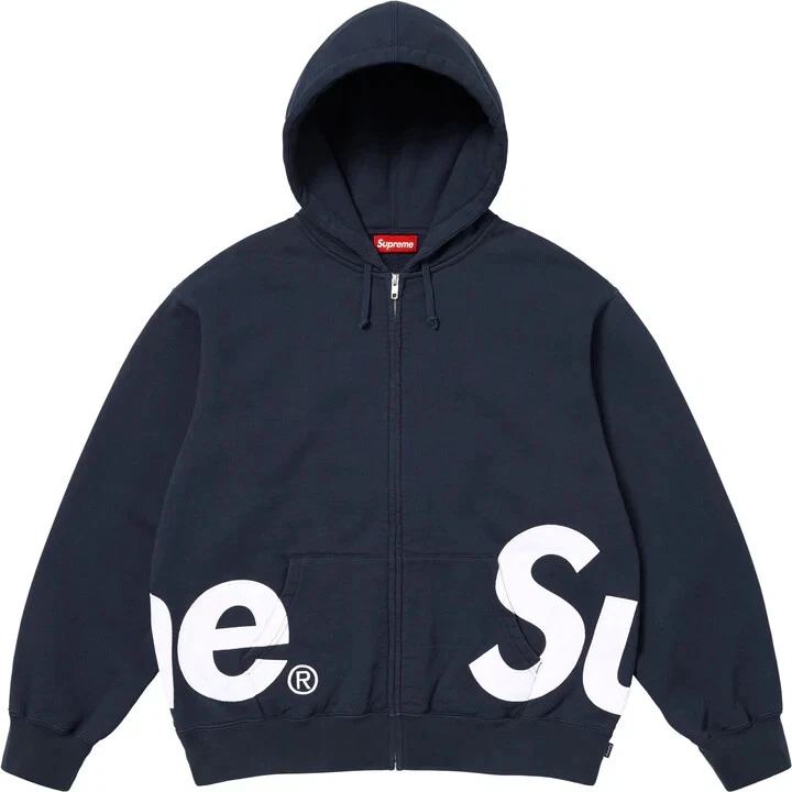 SUPREME 25SS BIG LOGO ZIP UP 