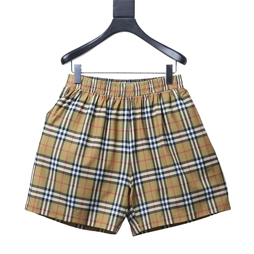 Burberry Check Cotton Shorts (Archive beige)