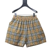 Burberry Check Cotton Shorts (Archive beige)