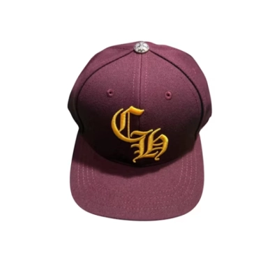 Chrome Hearts Essentials LA Exclusive Baseball Wool Cap Cardinal 01