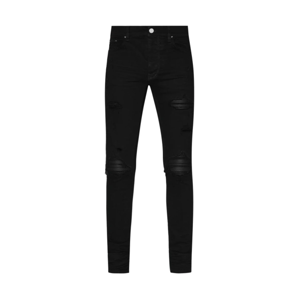 Chrome Hearts Fuzzy Cross Pullover Hoodie-76#+Amiri Black MX1 Jeans