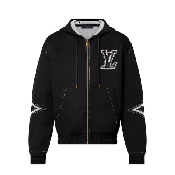 Louis Vuitton Hoodie Jacket+Purple Brand Jeans -161#