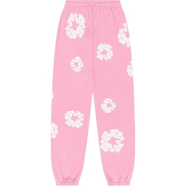 Denim Tears The Cotton Wreath Sweatshirt Pink+Denim Tears The Cotton Wreath Sweatpants Pink