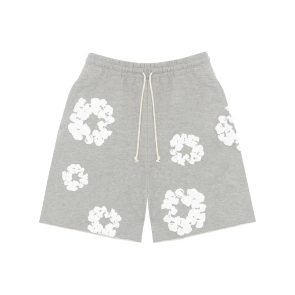 GALLERY DEPT. SOUVENIR T-SHIRT WHITE+Denim Tears The Cotton Wreath Shorts Grey