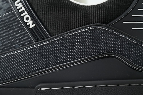 PK God Batch Louis Vuitton Sneakers Black Denim Fabric (NFC)