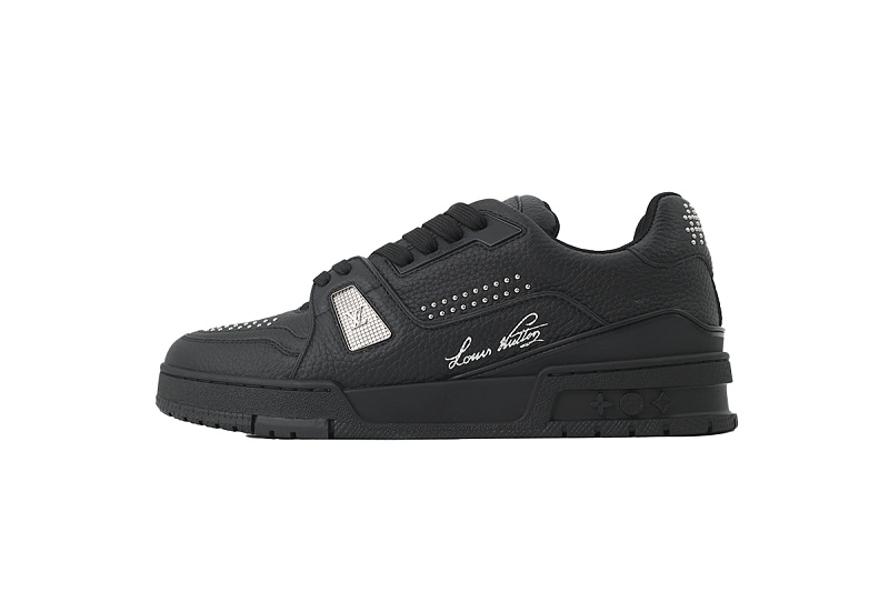 PK God Batch Louis Vuitton Sneakers Black rivets (NFC)
