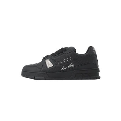 PK God Batch Louis Vuitton Sneakers Black rivets (NFC) 01