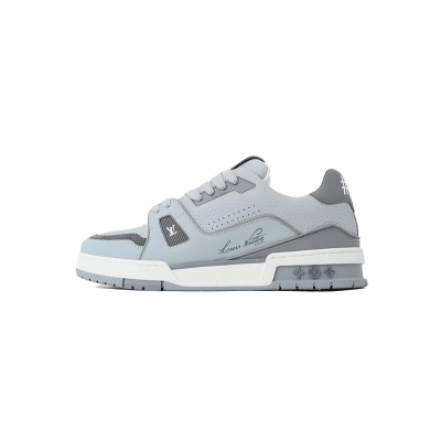 PK God Batch Louis Vuitton Sneakers Gray (NFC) 01