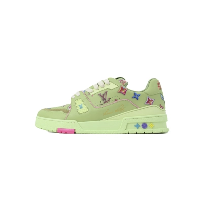 PK God Batch Louis Vuitton Sneakers Green donuts (NFC) 01