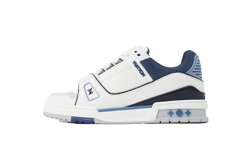 PK God Batch Louis Vuitton Sneakers New White Blue (NFC)