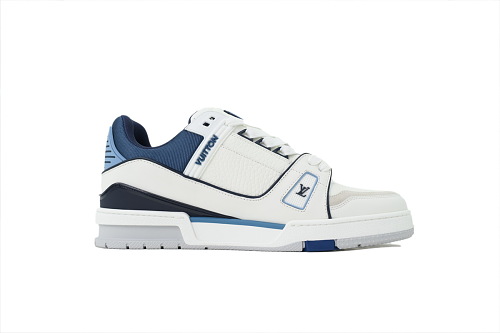 PK God Batch Louis Vuitton Sneakers New White Blue (NFC)