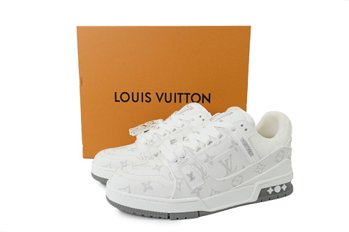 PK God Batch Louis Vuitton Sneakers White Gray (NFC)