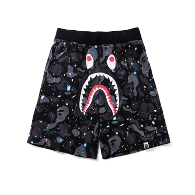 Chrome Hearts Glow-in-the-Dark Horseshoe Tee Black/White-2238#+BAPE Shorts-508# 02